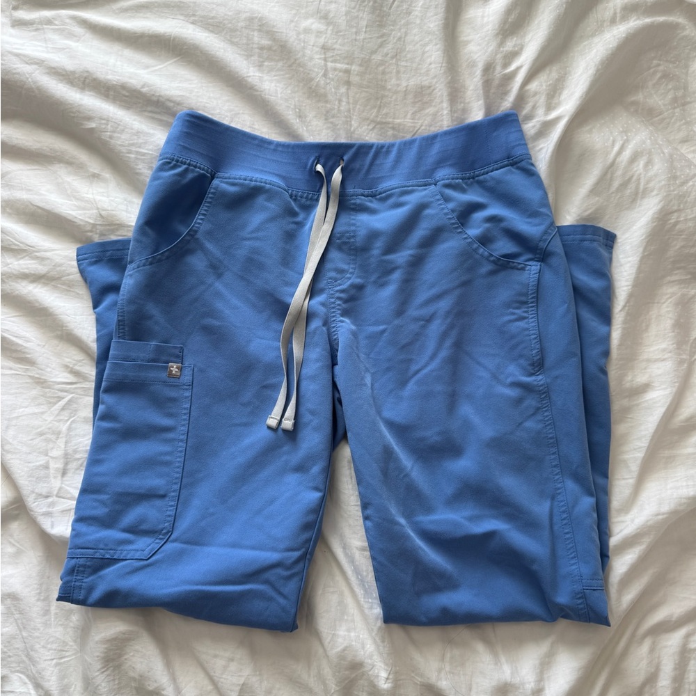 Figs Kade Cargo Pants in Ceil Blue